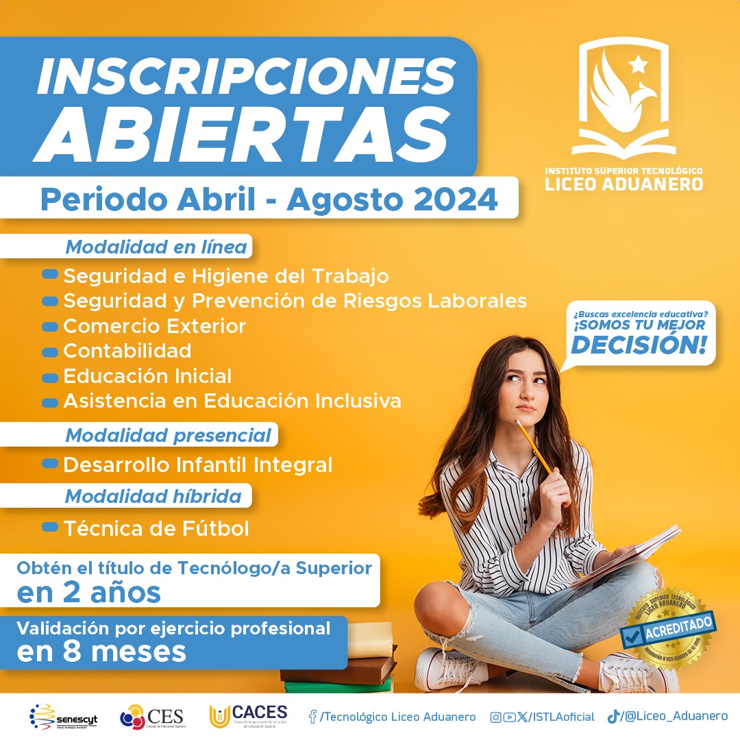 Inscripciones Abiertas